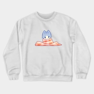 Scarf Cat Crewneck Sweatshirt